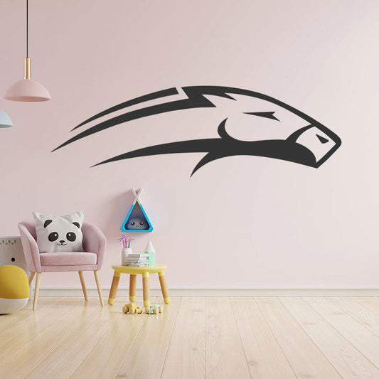 horse trailer sticker stylish wall sticker