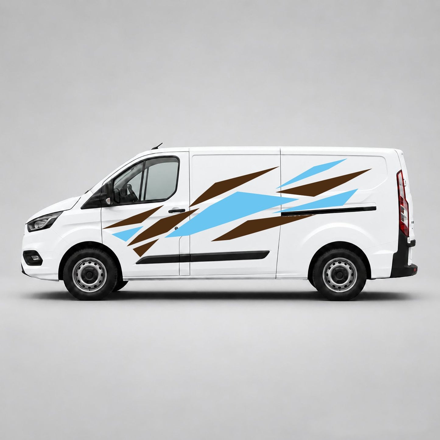 Light Blue & Brown