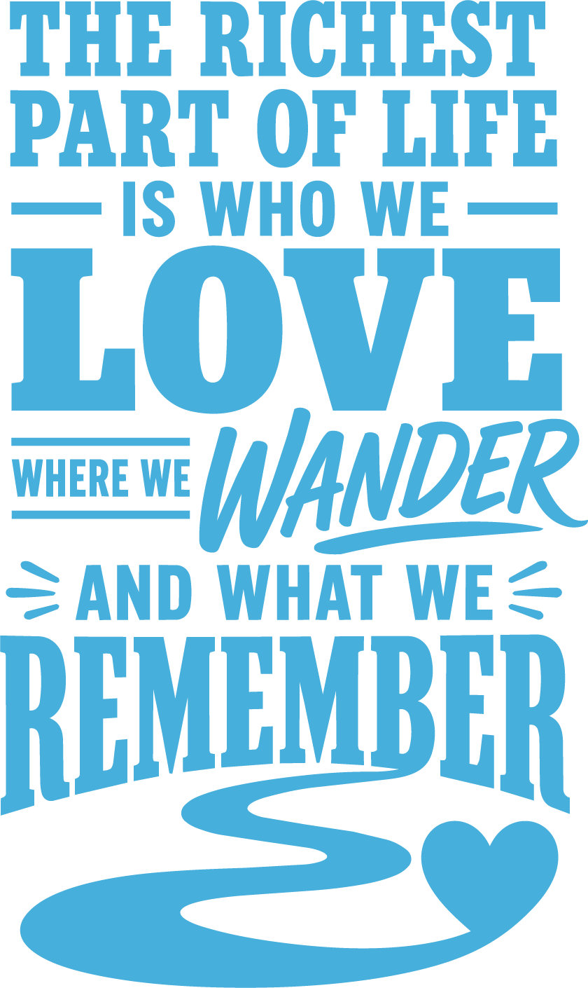 The Richest Part of Life is Who We Love — Inspirational Family Wall Sticker
