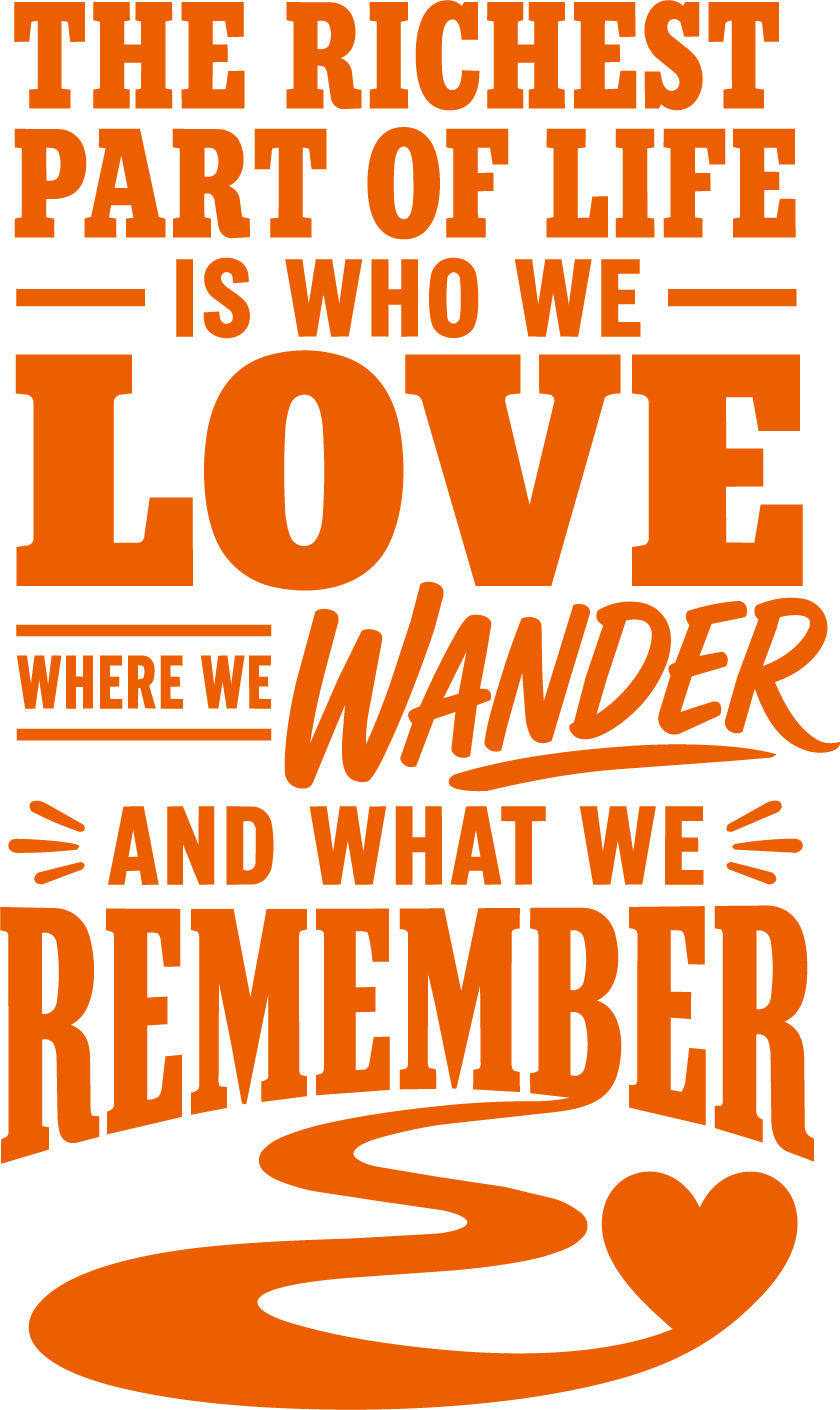 The Richest Part of Life is Who We Love — Inspirational Family Wall Sticker