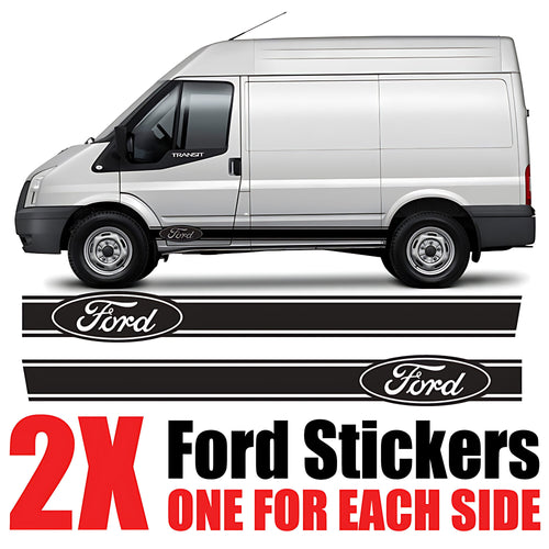 Ford Transit Sport Side Stripe Stickers and Decals