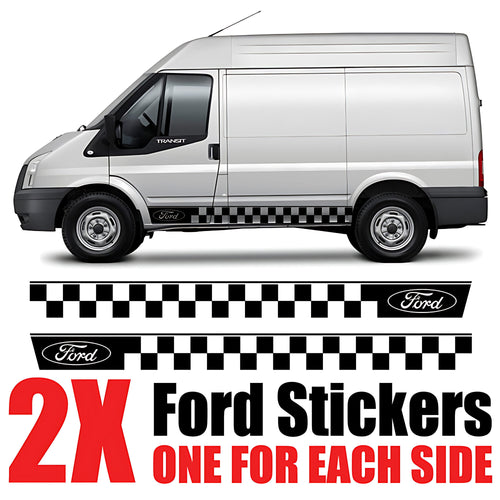 Ford Transit Performance Stripe Stickers and Decals