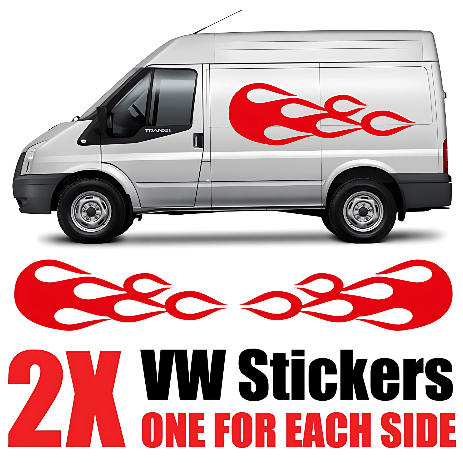 Ford Transit Body Side Decal Stickers and Decals