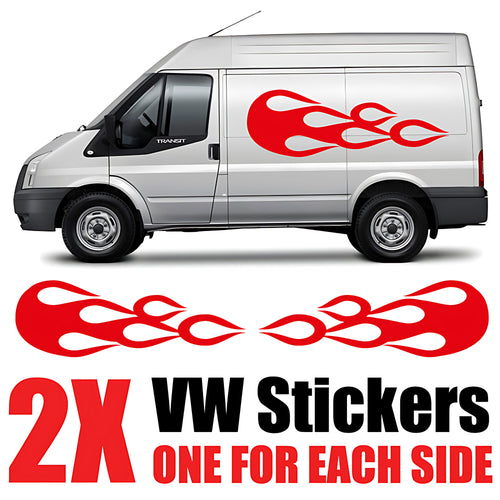 Ford Transit Body Side Decal Stickers and Decals