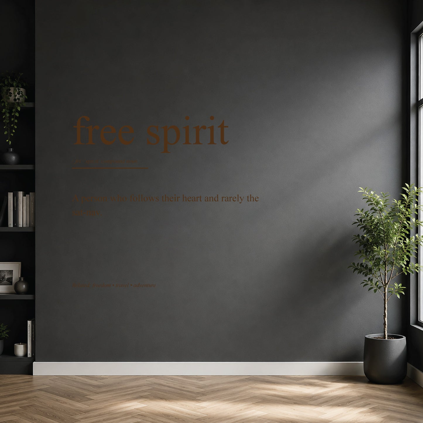 Free Spirit dictionary definition wall sticker