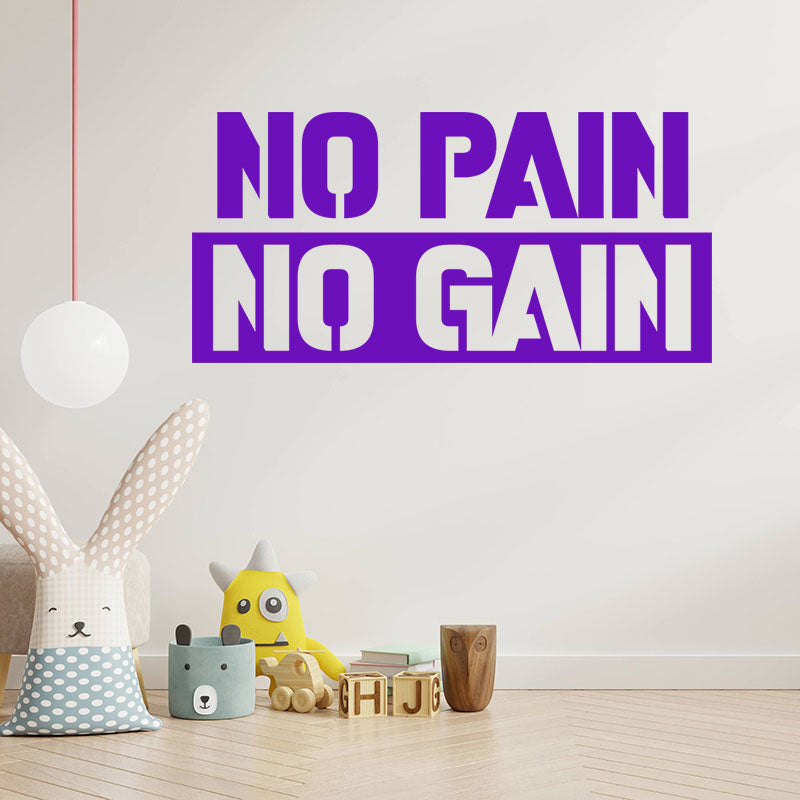 push yourself gym exercise motivational wall sticker