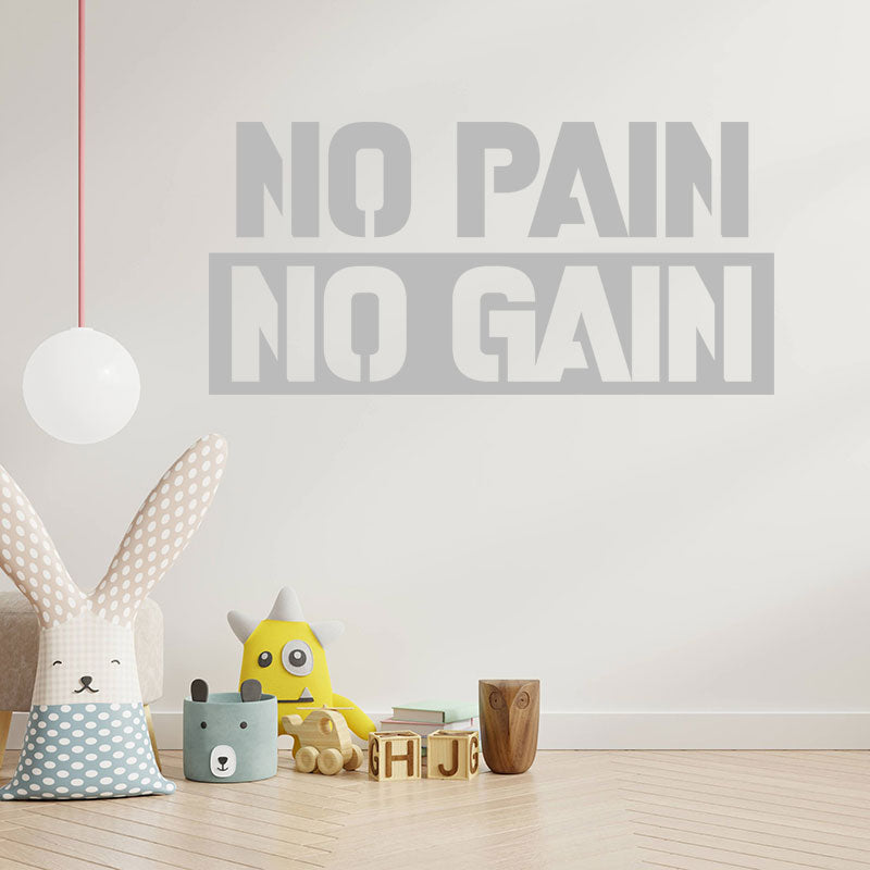 push yourself gym exercise motivational wall sticker