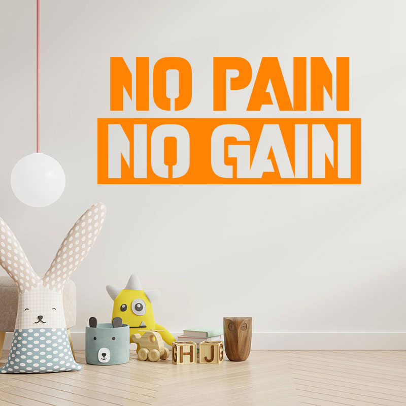 push yourself gym exercise motivational wall sticker