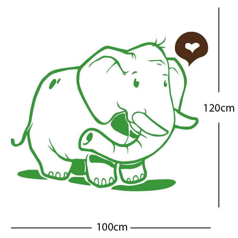 elephant wall sticker