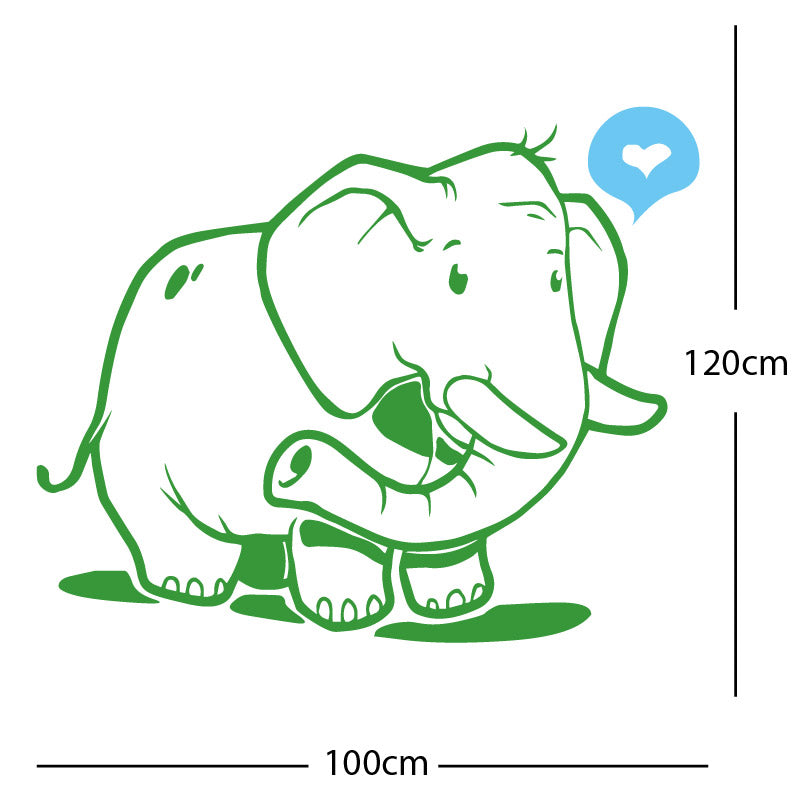 elephant wall sticker