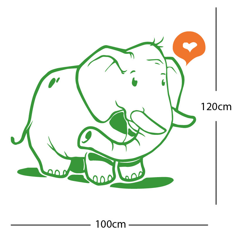 elephant wall sticker