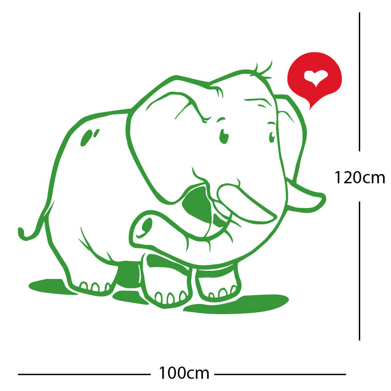 elephant wall sticker
