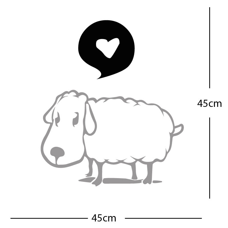 sheep wall sticker
