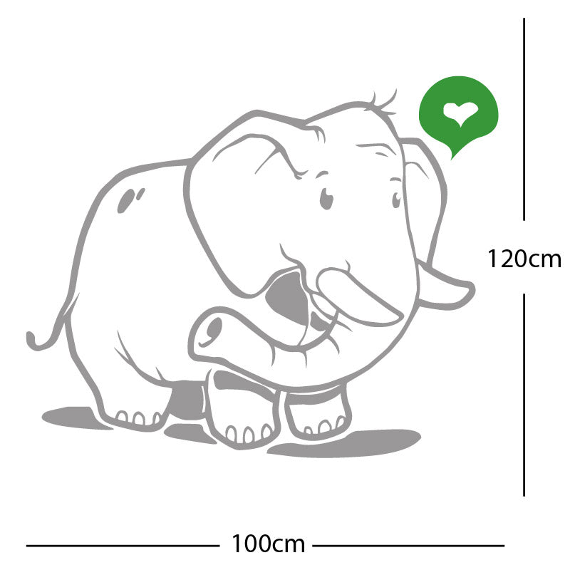 elephant wall sticker