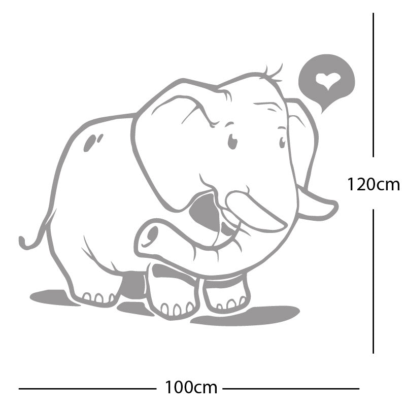 elephant wall sticker