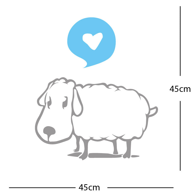 sheep wall sticker