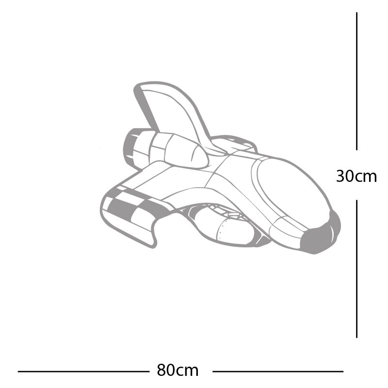space ship kids space themed rocket wall sticker