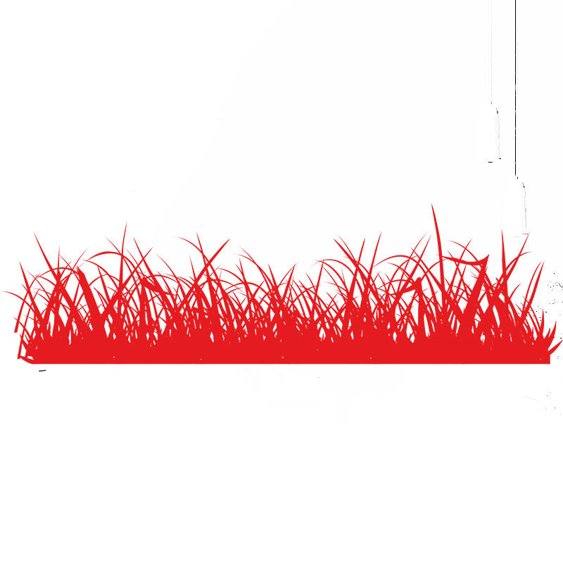 grass border cozy nursery wall sticker