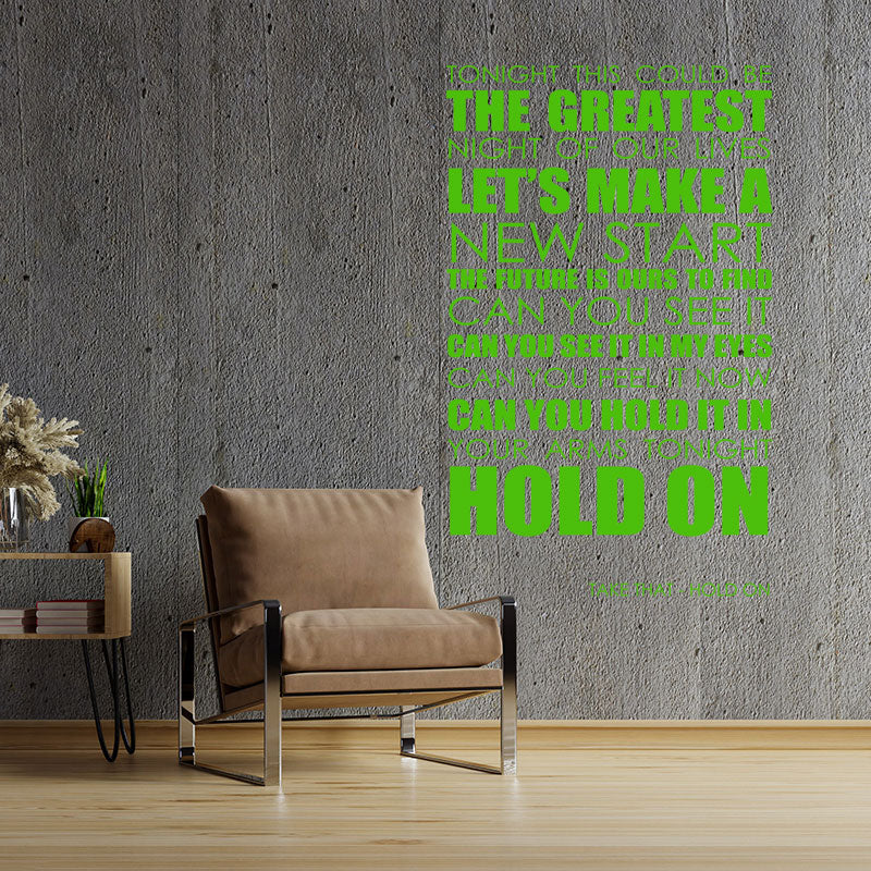 take that wall art sticker hold wall sticker