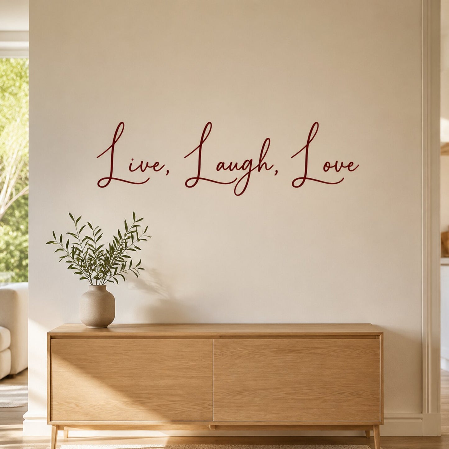 Live, laugh, love wall art