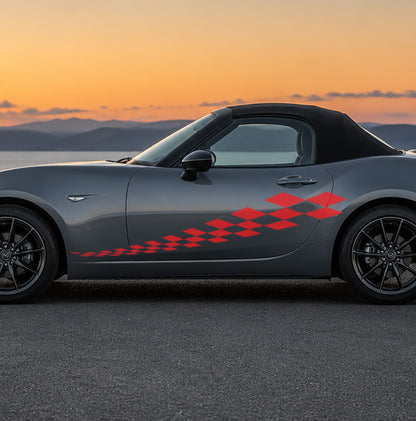 Mazda MX-5 Door Graphic Stickers and Decals
