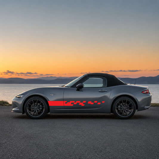 Mazda MX-5 Sport Side Stripe Stickers and Decals