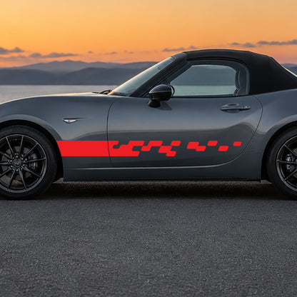 Mazda MX-5 Sport Side Stripe Stickers and Decals