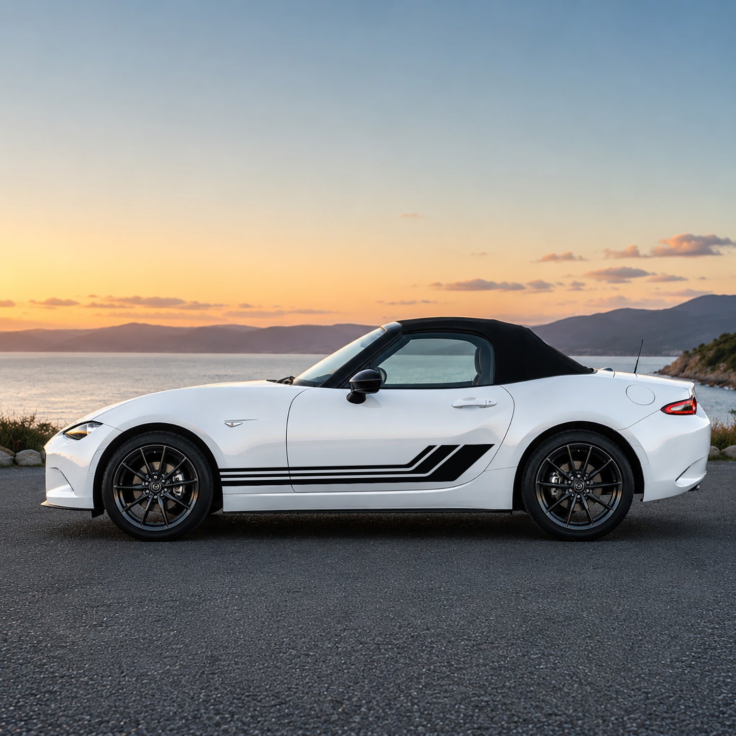 Mazda MX-5 Performance Stripe Stickers and Decals
