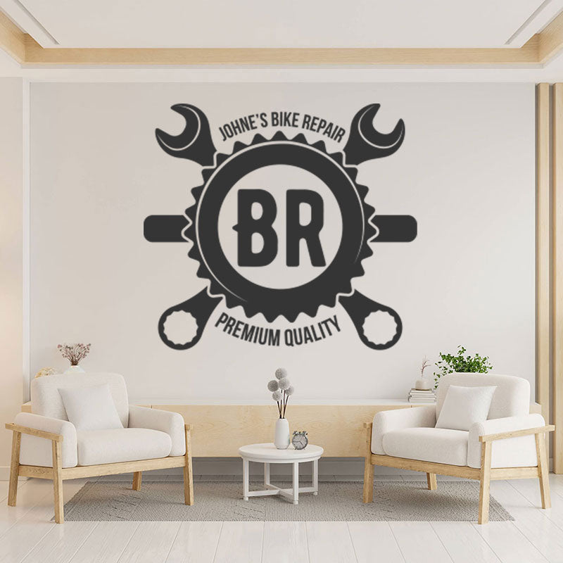 Bicycle Wall Art Sticker - Mountain Bike Racing Vinyl Decal