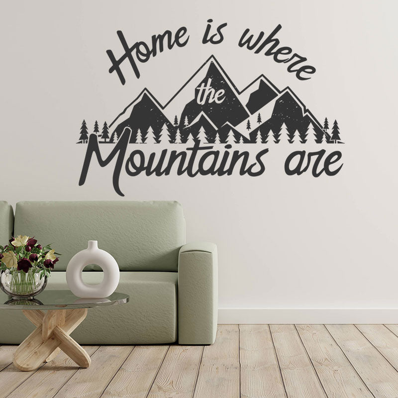 Sleek Mountain Bike Wall Decal for Cyclists and Racing Fans