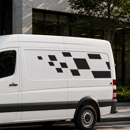 Mercedes Sprinter Racing Stripe Kit – Motorsport Side Graphics Decal
