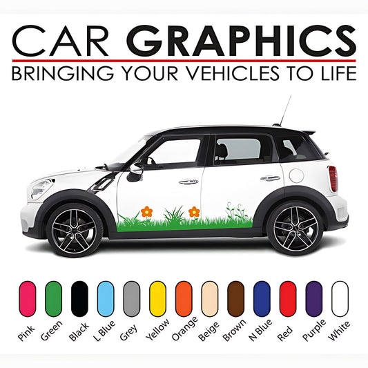 Mini Cooper Side Stripe Stickers and Decals