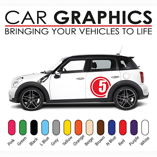 Mini Cooper Sport Body Stripe Stickers and Decals