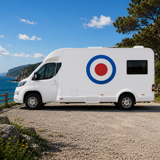 RAF Target Roundel Motorhome Graphics – Campervan Side Vinyl Decals