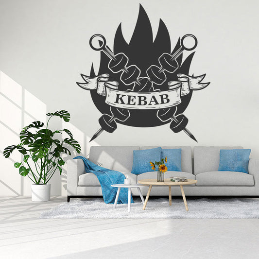 kebab fun wall sticker