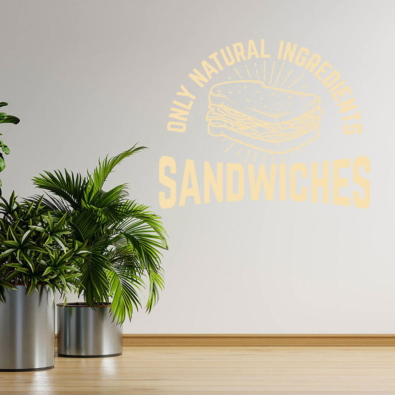 sandwiches great wall sticker