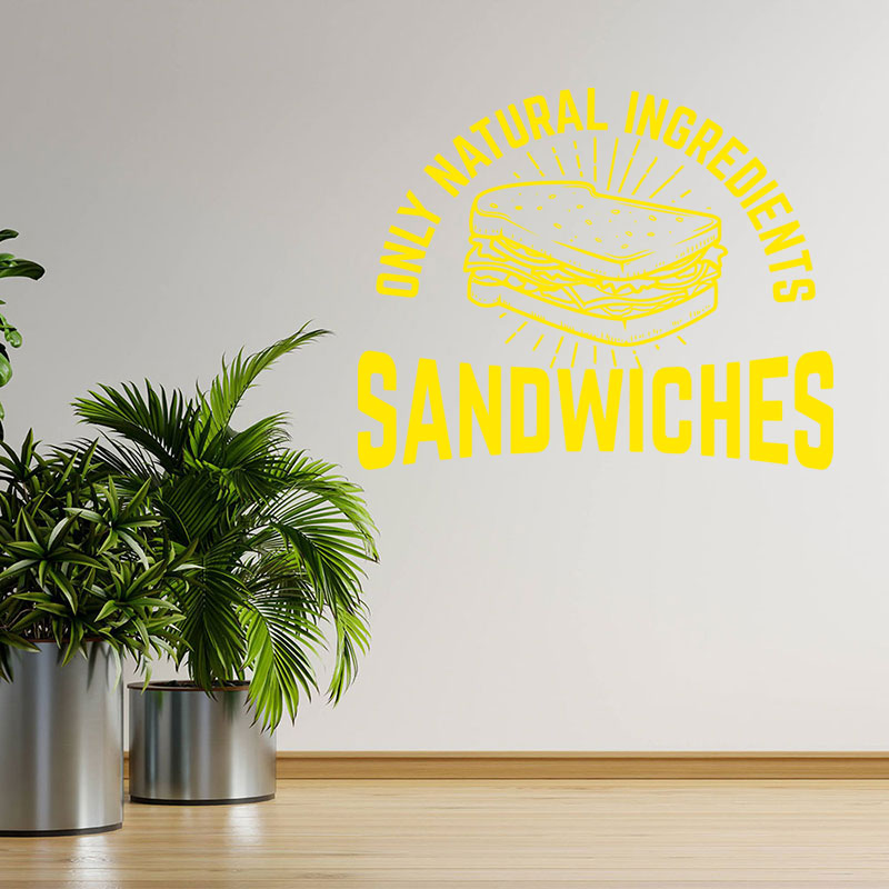 sandwiches great wall sticker