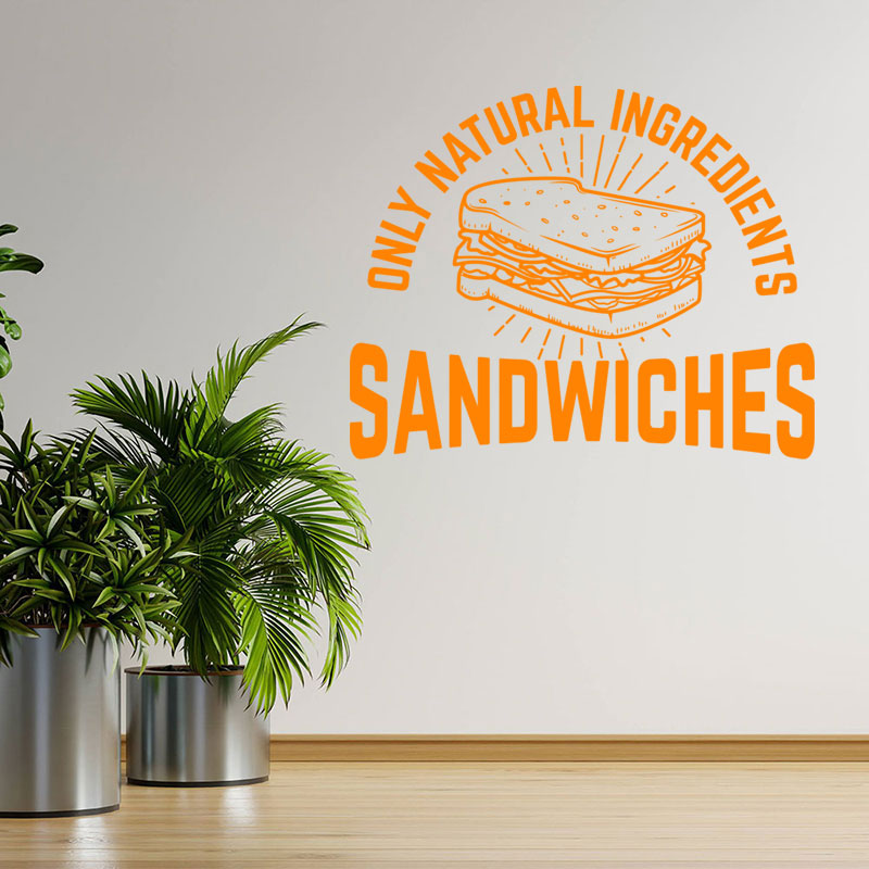 sandwiches great wall sticker