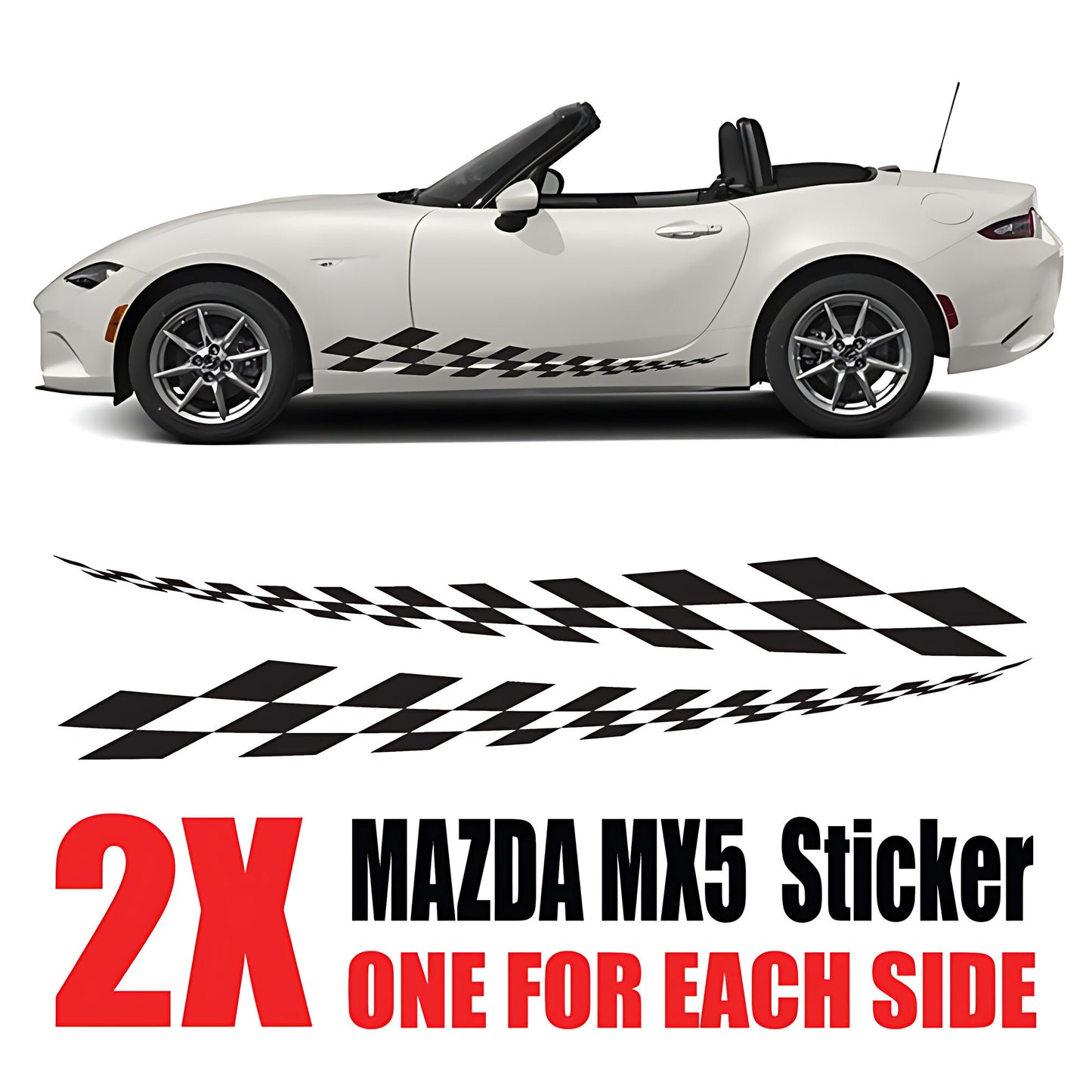 Mazda MX-5 Door Graphic Stickers and Decals