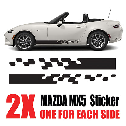 Mazda MX-5 Sport Side Stripe Stickers and Decals