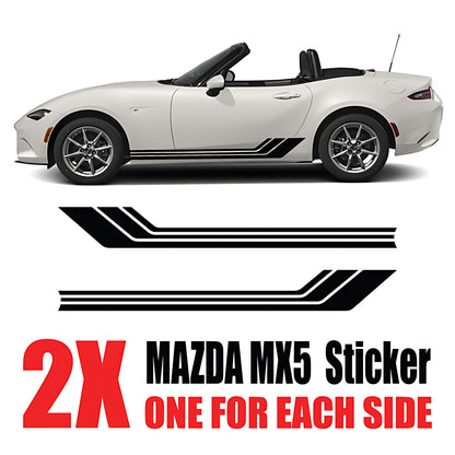 Mazda MX-5 Performance Stripe Stickers and Decals