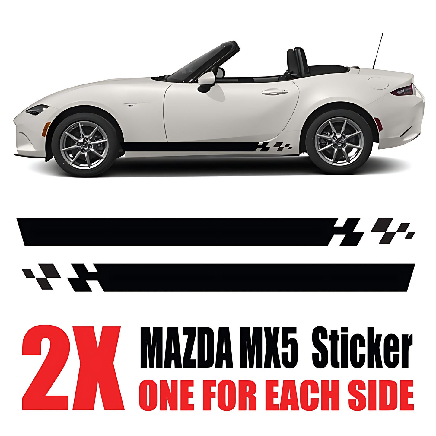 Mazda MX-5 Motorsport Graphic Stickers and Decals