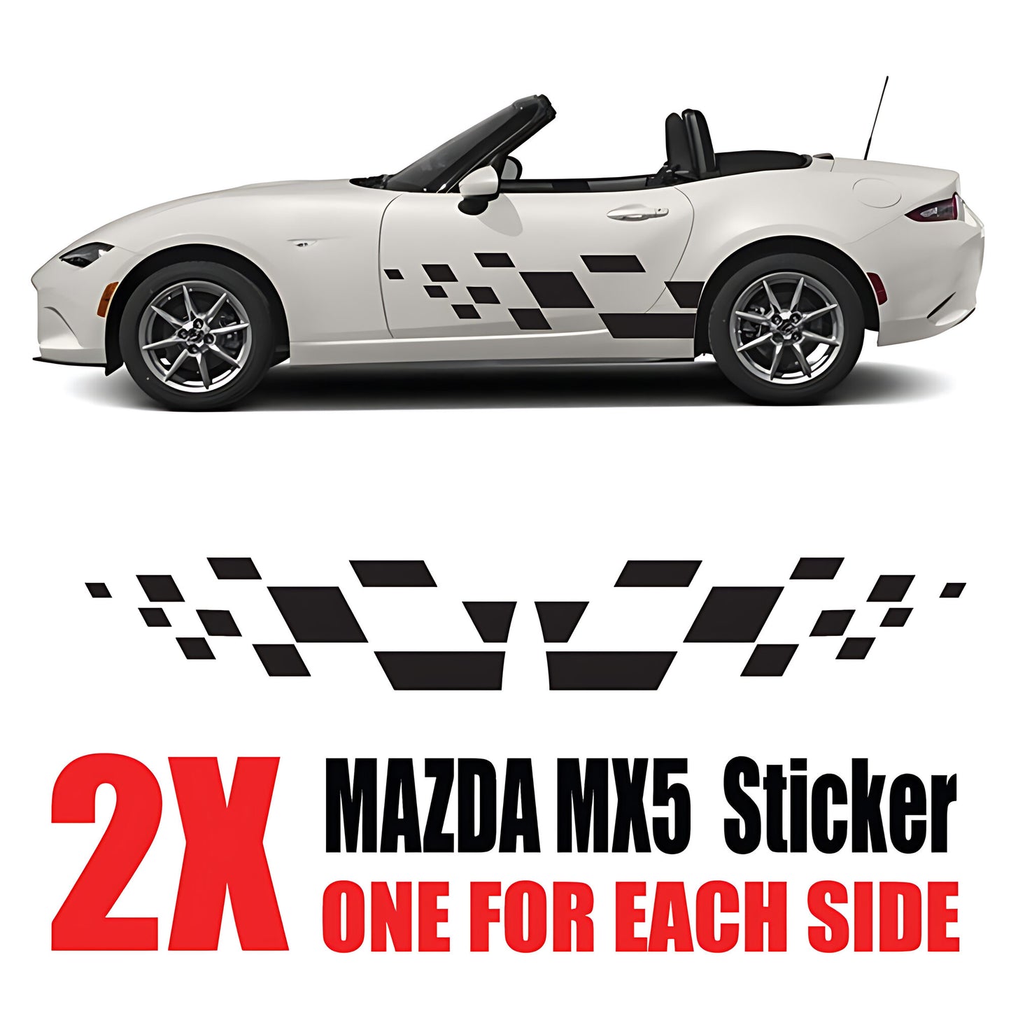 Mazda MX-5 Body Side Decal Stickers and Decals