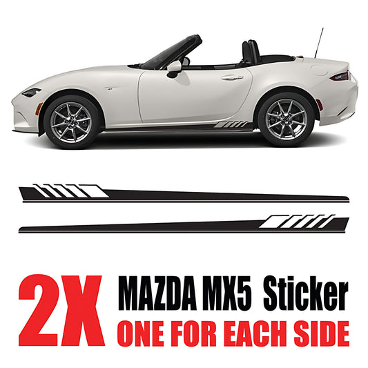 Mazda MX-5 Sport Door Stripe Stickers and Decals