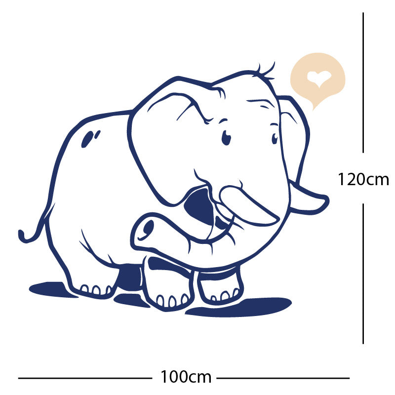 elephant wall sticker