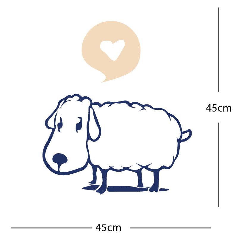 sheep wall sticker