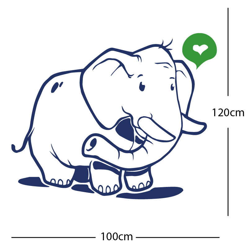 elephant wall sticker