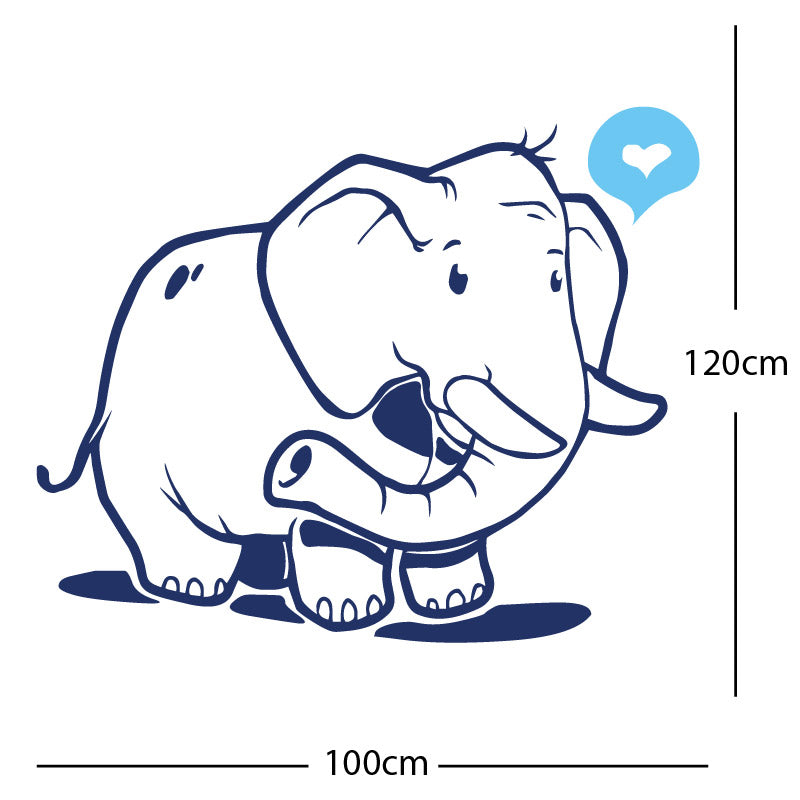 elephant wall sticker