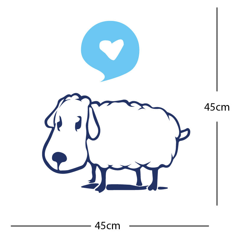sheep wall sticker