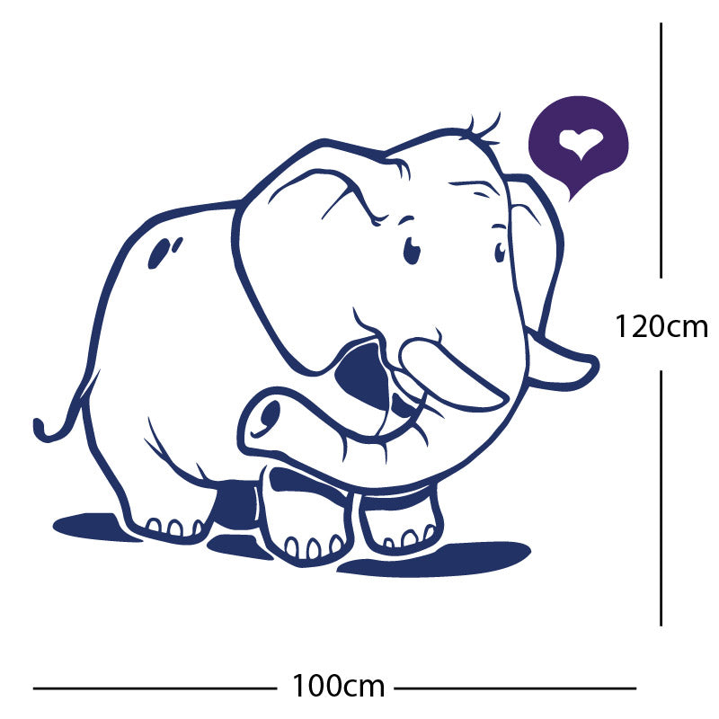 elephant wall sticker